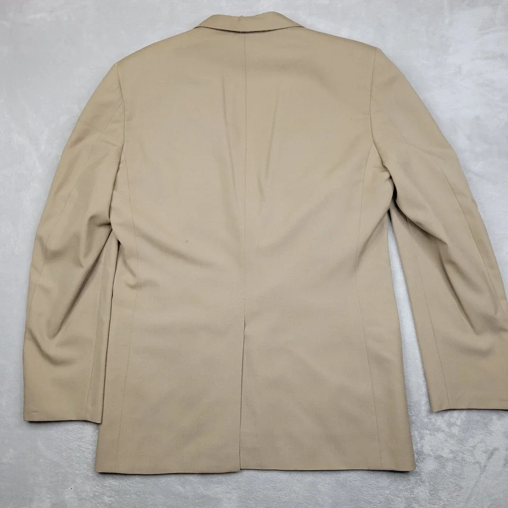 Hickey Freeman Suit Men 40 Long Wool Jacket Sport Coat Blazer Boardroom Union US